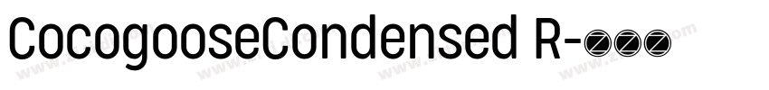CocogooseCondensed R字体转换